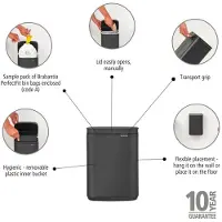 Brabantia BO søppelkasse 4 liter Mineral Infinite Grey (23 37 08)