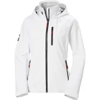 Helly Hansen for woman. 34448 Crew Hooded Jacket 2.0 white (S), Casual, Sport, Multisport, Polyester