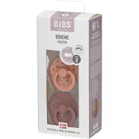 BIBS Böhmen Smokker - 2-pack - Str. 2 - Rund - Peach/Trechuck - - OneSize - Smokk