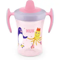 Nuk Kopp m. Drikketut og håndtak - Trainer Cup - 230 ml - - 6+ md - Kopp