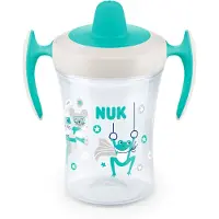 Nuk Kopp m. Drikketut og håndtak - Trainer Cup - 230ml - - 6+ md - Kopp