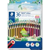 Staedtler Noris colour 185 - Fargeblyant - assorterte skinnende farger (en pakke 36)