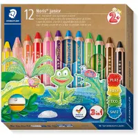 Staedtler Fargeblyant 3-i-1 Chunky 12-pakning Noris Junior Staedtler