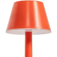 LINDBY LED oppladbar lampe Gaja, rød, USB, IP44, RGBW, dimbar