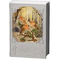 Konstsmide 4285-200 LED-Laterne Fugle Varmhvid LED (RGB) Hvid Fyldt med vand, Timer