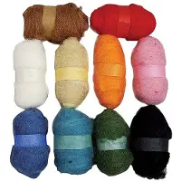 Adlibris Kardet Ull, ass. farger, 10x25 g/ 1 pk.