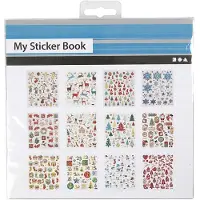Creativ Company Sticker Book, ark 15x16,5 cm, 12 ass. ark