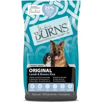 Burns Adult & Senior Original - lam og brun ris - Økonomipakke: 2 x 12 kg