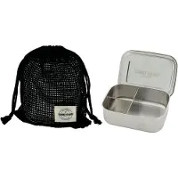 YUMMII YUMMII Bento Medium+ - m. 3 Rom - Rustfritt Stål - - OneSize - Matboks