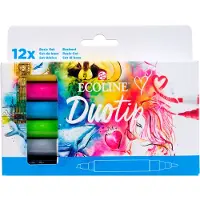 Ecoline Duotip marker set Basic | 12 colours