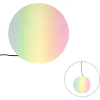 QAZQA Smart utendørs lampe hvit 45 cm IP65 inkl WiFi A60 - Nura