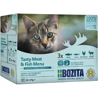 Bozita Smakfull Våtfôr Med Kjøttmeny Til Katt 85g 12 Enheter