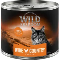 Wild Freedom Økonomipakke Adult 12 x 200 g - Wide Country - Ren kylling