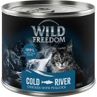 Wild Freedom Adult 6 x 200 g - Cold River - Laks & kylling