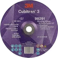 3M 98647, Metallkuttende skive, Metall, Ceramic fibre, 12250 RPM, Rund, 2,22 cm