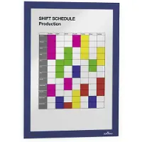 Durable DURAFRAME, A4, Blå, Portrett/landskap, 130 mm, 176 mm, 10 stykker