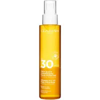 Clarins Glowing Sun Oil High Protection Body And Hair Spf 30 150 Ml