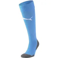 Puma Fotballsokker - Team Liga Core - Team Light Blue m. Hvit - - 43/46 - Fotballsokker