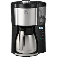 Melitta 1025-18, Kaffebrygger (drypp), 1,375 l, 1000 W, Svart, Sølv