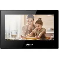Dahua Pro Series - IP intercom station monitor - innendørs - trådløs, kablet - 802.11b/g/n - 10/100 Ethernet - svart