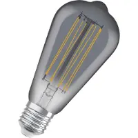 Osram LED Vintage 1906 Edison, grå, E27, 11 W, 818, dimbar