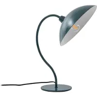 LUCANDE bordlampe Arvadon, blå, metall, 42,75 cm høy