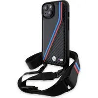 BMW Bmhcp15s23psvtk Iphone 151413 M Edition Carbon Tricollines&strap Telefondeksel