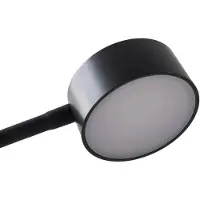 LINDBY LED-gulvlampe Maori, 140 cm, svart, CCT, dimbar