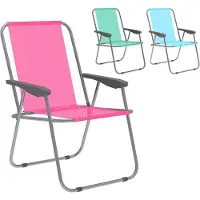 Marbueno 59x51x75 Cm Aluminium Fastmontert Klappstol Assortert