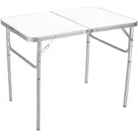 Marbueno Summer 10031 D25 90x60x39/70 Cm Høydejusterbart Sammenleggbart Campingbord Assortert