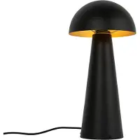 QAZQA Utendørs gulvlampe sort 50 cm - Mushroom