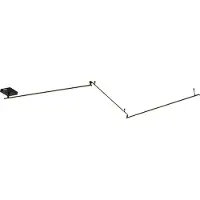 QAZQA Sort taklampe 300 cm inkl. LED 3-trinns dimmbar justerbar - Annuschka