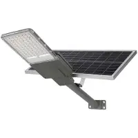 V-TAC solcelle-drevet LED-gatelykt BRIDGELUX IP65 fjernkontroll LiFePO4 70W VT-15300ST 4000K 3500lm