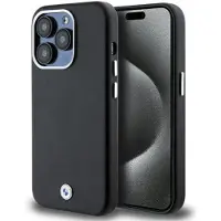 BMW Signature Wrapped Metal MagSafe-etui for iPhone 14 Pro - svart