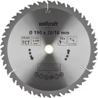 Wolfcraft 6735000 Sirkelsagblad For Tre 190 Mm