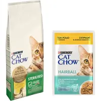 Purina Kattfôr For Steriliserte Voksne Katter Kylling 15kg