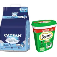 Catsan hygienestrø kattesand - 18 l