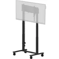 Iiyama MD-CAR2031-B1 - Vogn - dobbelt søyle motorisert - for flatpanel - med kollisjonsbeskyttelse - svart - skjermstørrelse: 55-105 - monteringsgrensesnitt: opptil 800 x 600 mm - plassering på gulv