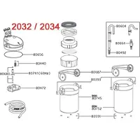 Eheim 2032/2231/2232 Filtermedie-beholder
