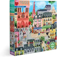 Eeboo Paris På En Dag-puslespill (epztpd2)