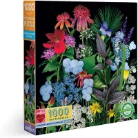 Eeboo Puslespill - 1000 Brikker - Sommerhage - - OneSize - Puslespill