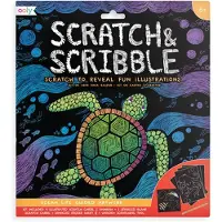 Sonstige Verlage Skrap And Scribble Sett - Ocean Life - - OneSize - Malebok