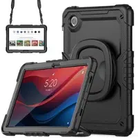 Mtp Products Lenovo Tab M11/Idea Tab Heavy Duty 360 Deksel med Håndrem - Svart