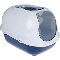 TIAKI kattetoalett Wegie - hvit / mørkblå