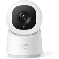 Eufy C220, IP-sikkerhetskamera, Innendørs, Trådløs, Bord, Svart, Hvit, Lyspære