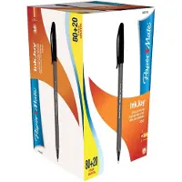 Papermate Inkjoy 100, klips, penn, svart, 100 stk, medium