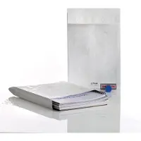 Tyvek - Postpose - utbyggbar - International B4 (250 x 353 mm) - firkantet - åpen ende - selvklebende (Peel & Seal) - hvit - pakke av 100