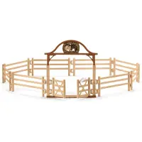 Schleich Horse Club - Gjerde med port 42434 - - OneSize - Lekefigur