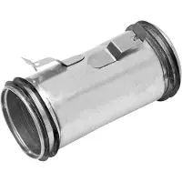 Lindab InDomo nippel NPU 63 til samling af LFPE flexslanger. Forsynet med 'Smart lock' funktion.