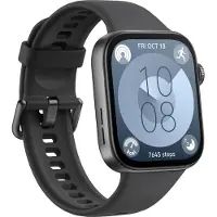 Huawei Watch Fit 3 - Aluminiumslegering - smart ur med rem - fluoroelastomer - Sort - håndledsstørrelse: 120-190 mm - display 1.82 - Bluetooth, Wi-Fi - 26 g - Sort